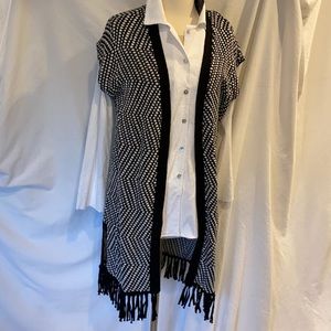 Chico’s fringe vest, NWOT
